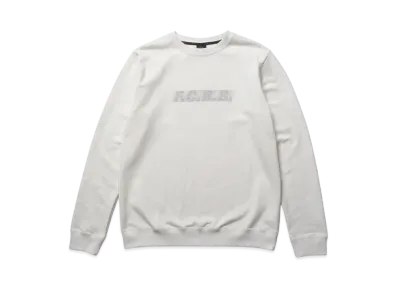 F.C.Real Bristol Effect Line Logo Team Crewneck Sweat "Off White"