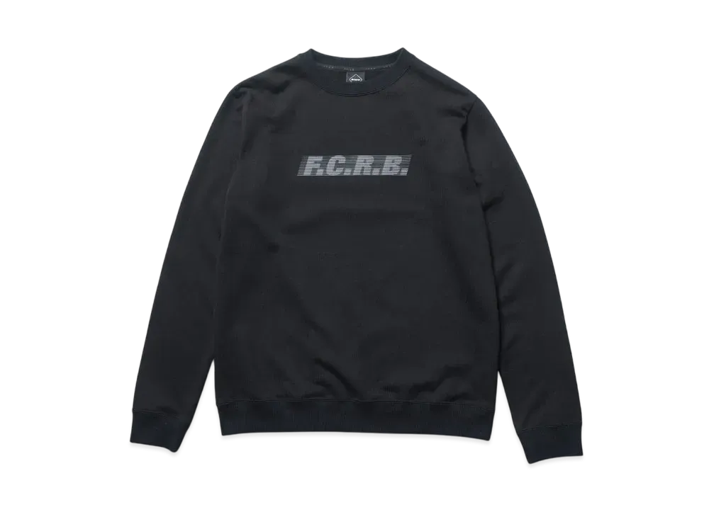 F.C.Real Bristol Effect Line Logo Team Crewneck Sweat "Black"