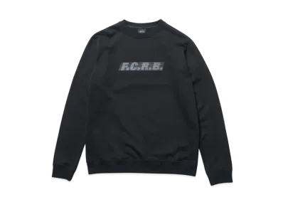 F.C.Real Bristol Effect Line Logo Team Crewneck Sweat "Black"