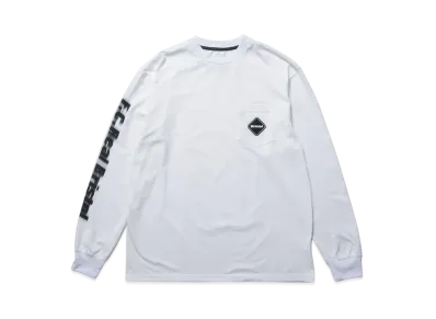 F.C.Real Bristol Blurred Logo L/S Team Pocket Tee "White"