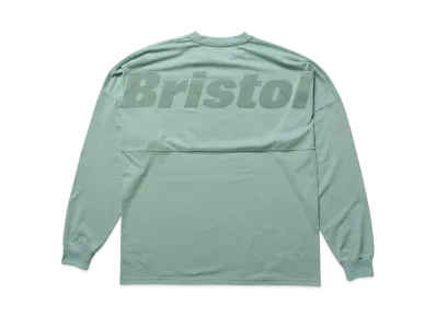 F.C.Real Bristol Big Logo L/S Baggy Tee "Khaki"