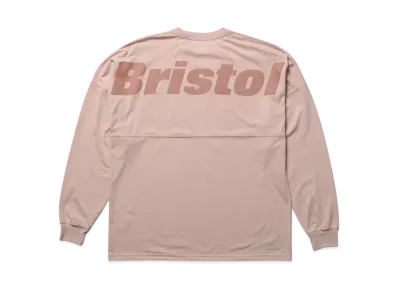 F.C.Real Bristol Big Logo L/S Baggy Tee "Pink"