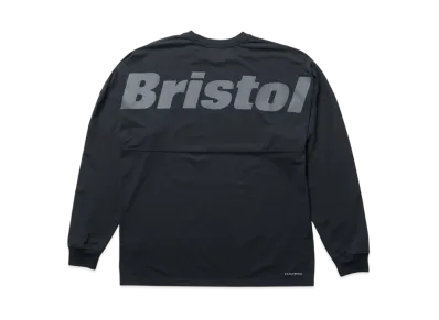 F.C.Real Bristol Big Logo L/S Baggy Tee "Black"