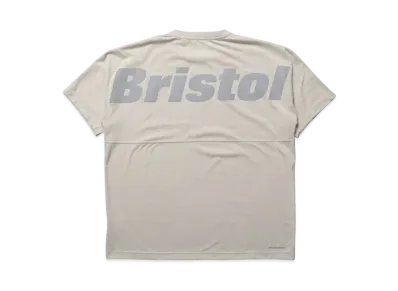 F.C.Real Bristol Big Logo S/S Baggy Tee "Beige"