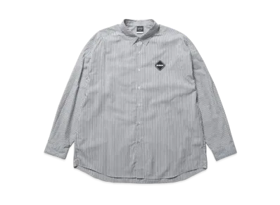 F.C.Real Bristol Big Logo L/S Baggy Shirt "Black Stripe"