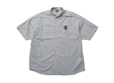 F.C.Real Bristol Big Logo S/S Baggy Shirt "Black Stripe"