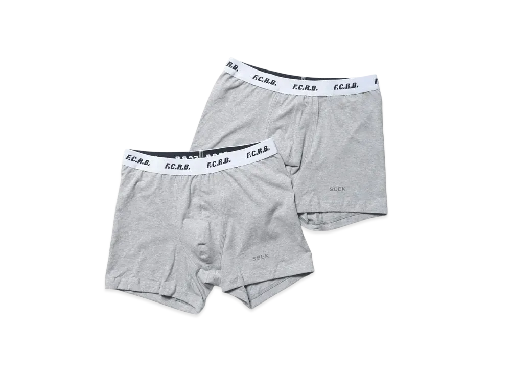 F.C.Real Bristol Seek 2Pack Boxer Brief "Gray"