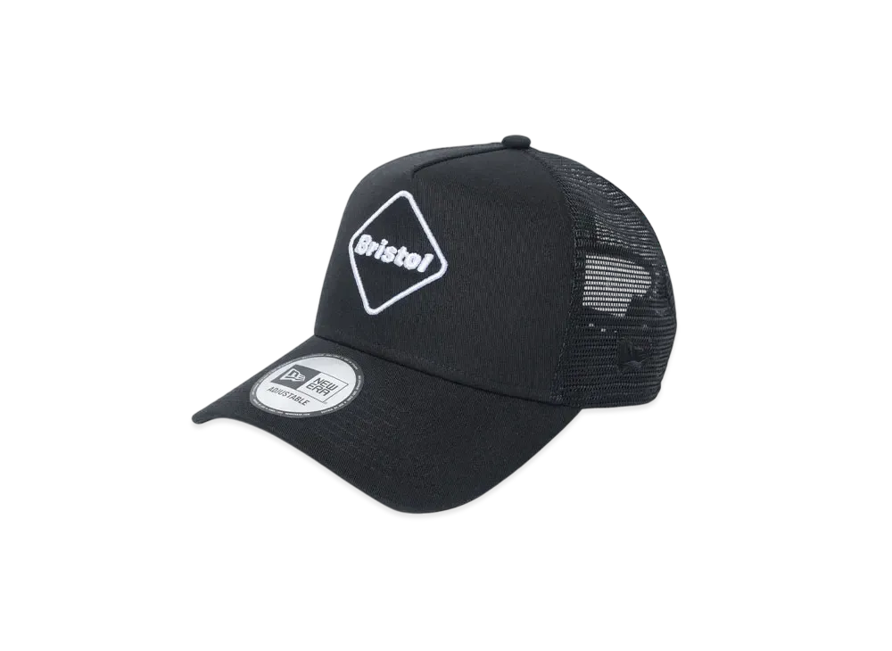 F.C.Real Bristol x NEW ERA 9Forty A-Frame Mesh Cap "Black"
