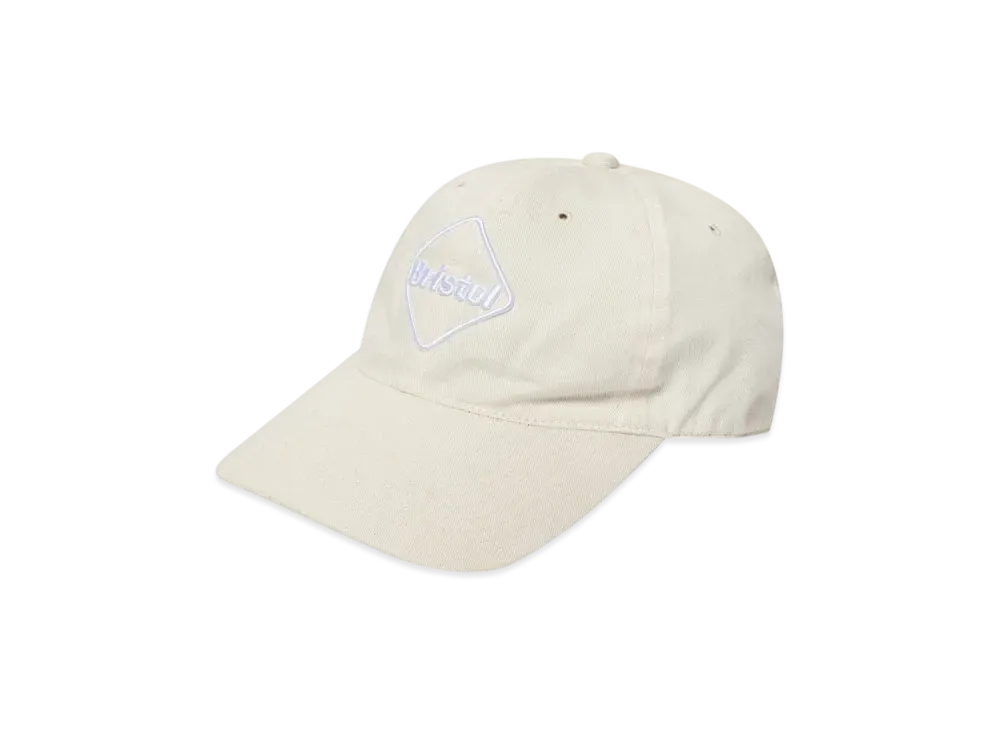 F.C.Real Bristol Washed Cotton Cap "Off White"