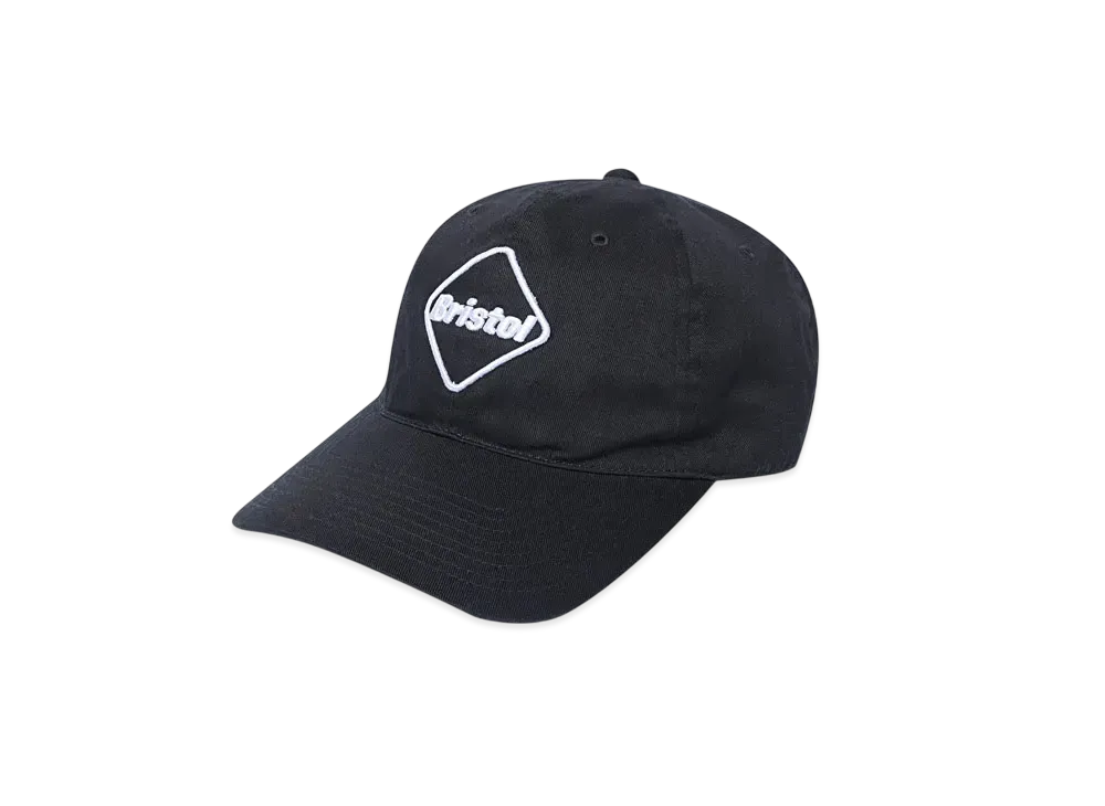 F.C.Real Bristol Washed Cotton Cap "Black"