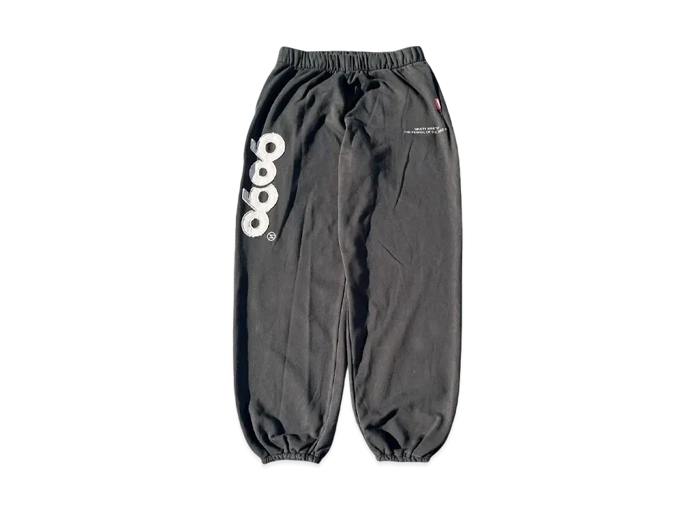 9090 9090 OG Logo Sweat Pants "CHARCOAL BLACK"