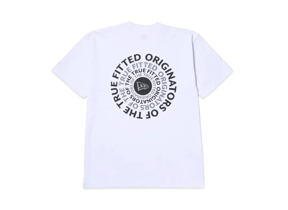 NEW ERA Short Sleeve Cotton T-shirt Circle OOTTF Regular Fit "White"
