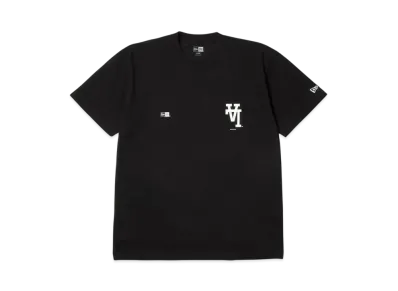 NEW ERA Short Sleeve Cotton T-shirt MLB Upside Down Los Angeles Dodgers Regular Fit "Black"