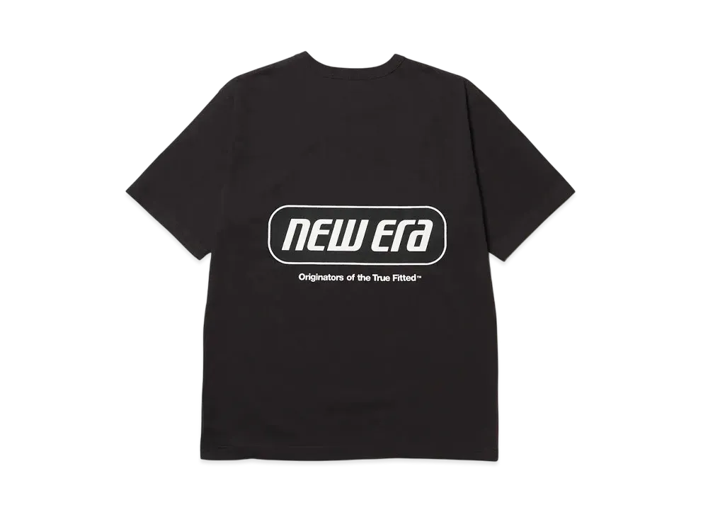 NEW ERA Short Sleeve Washed Cotton T-shirt Racer Logo "Sumikuro"