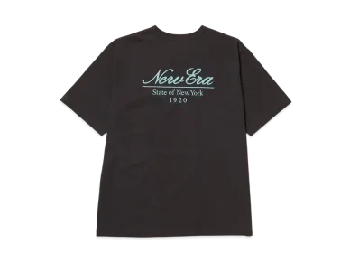 NEW ERA Short Sleeve Washed Cotton T-shirt Classic Script Logo "Sumikuro"