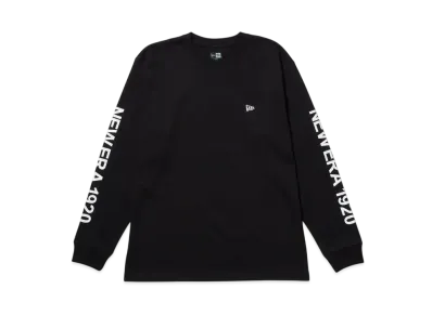 NEW ERA Long Sleeve Cotton T-Shirt New Era 1920 Regular Fit "Black"