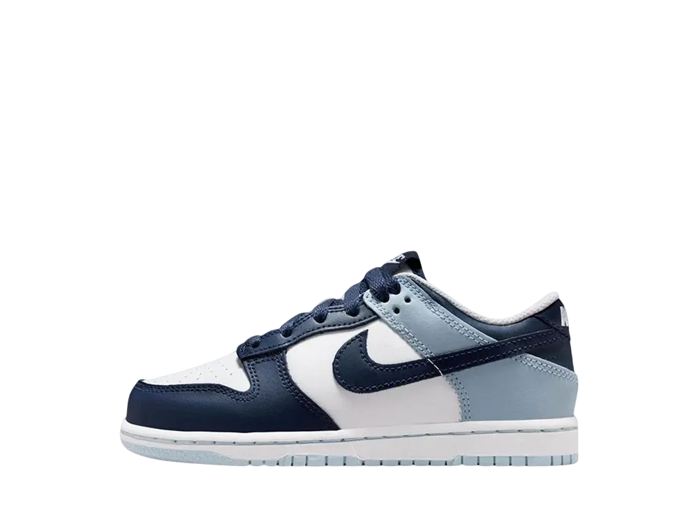 ナイキ PS ダンク ロー "ミッドナイトネイビー/ライトアーモリーブルー" (キッズ)