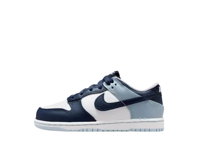 ナイキ PS ダンク ロー "ミッドナイトネイビー/ライトアーモリーブルー" (キッズ)