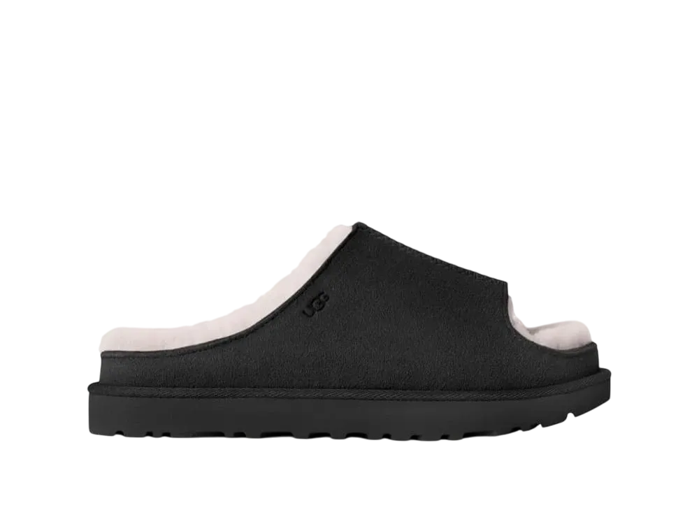 アグ ウィメンズ グリーンポート スライド "ブラック"