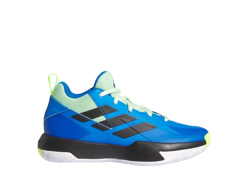 アディダス GS クロス Em アップ セレクト ミッド "ブルーバード/コアブラック/セミグリーンスパーク" (キッズ)