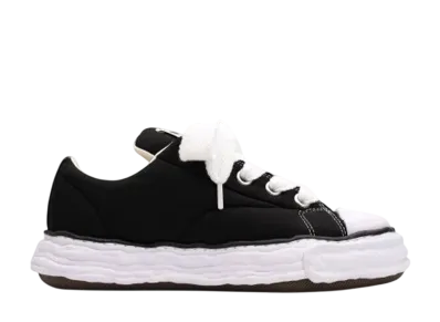 Maison MIHARA YASUHIRO PETERSON23 OG Sole Padded Canvas Low-top Sneaker "Black"