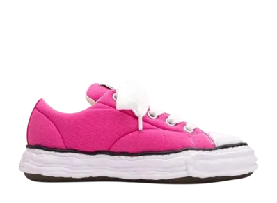 Maison MIHARA YASUHIRO PETERSON23 OG Sole Padded Canvas Low-top Sneaker "Pink"
