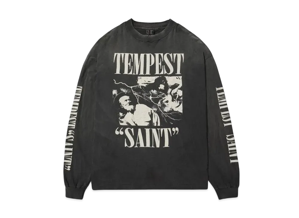 SAINT Mxxxxxx LS Tee_Tempest "Black"