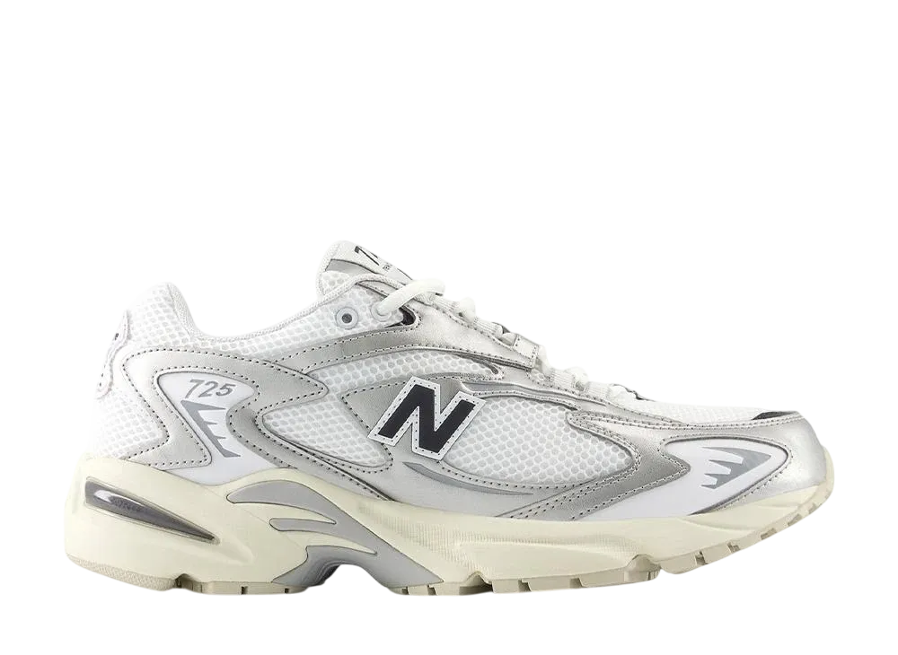 New Balance 725 "White/Black Cement/Silver Metallic"