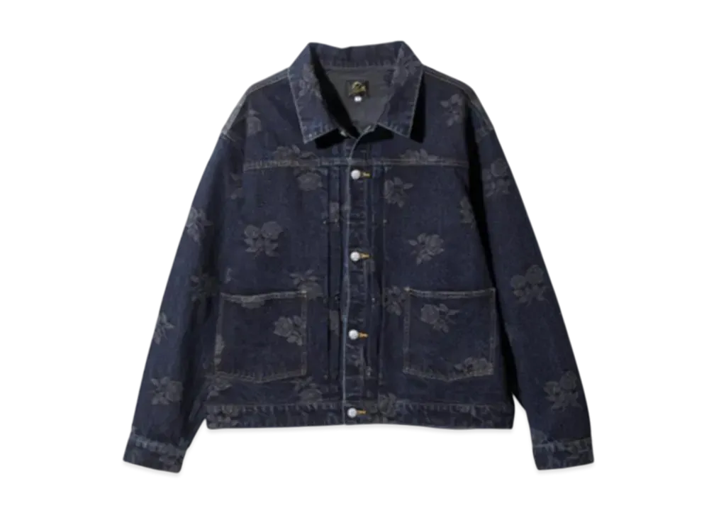 NEEDLES M.W. Jean Jacket-13OZ Denim/Rose JQ. "Indigo"