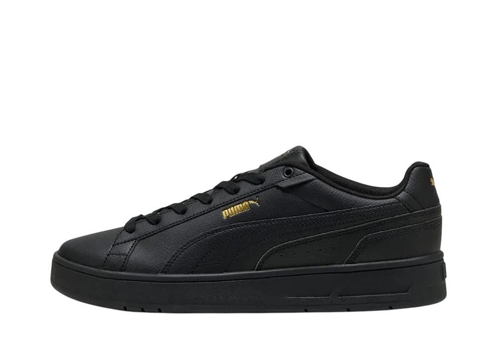 プーマ コート クラシコ "プーマブラック/プーマゴールド"