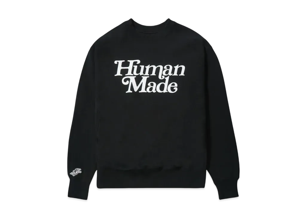 HUMAN MADE x Girls Don'T Cry Crew Neck Sweatshirt "Black" / VERDY