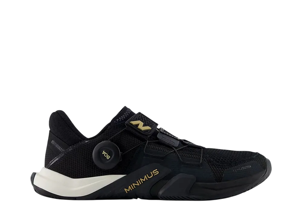New Balance Women's minimus Training "Black/Phantom/Gold Metallic"