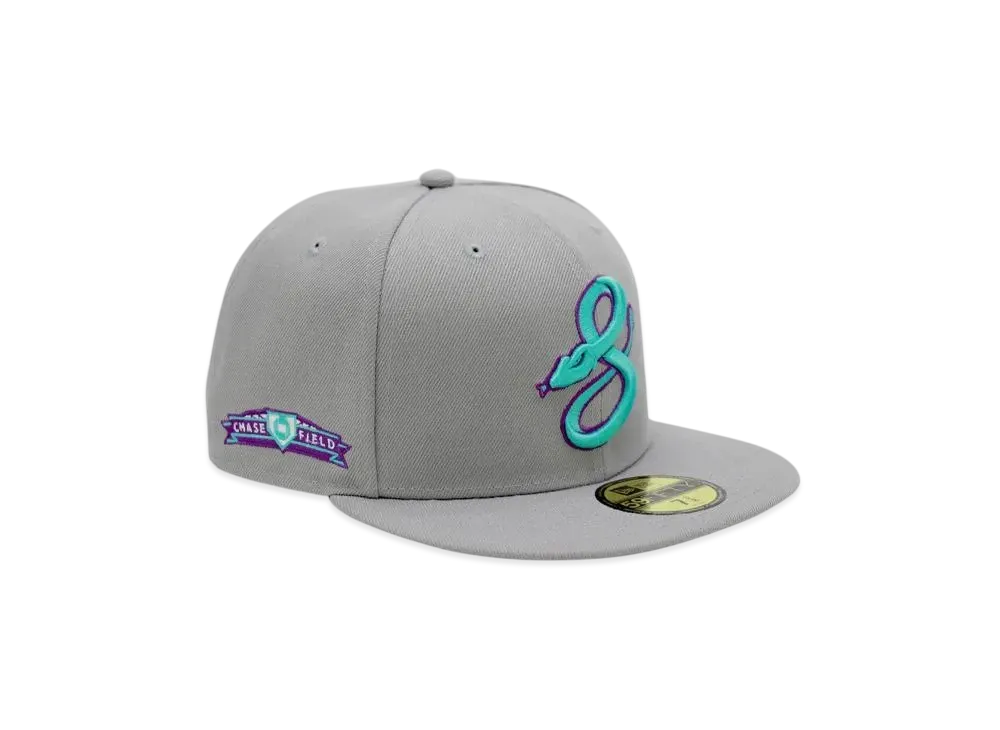 NEW ERA x THE CAP 59Fifty 'Serpiente Pack' Arizona Diamondbacks "Gray"