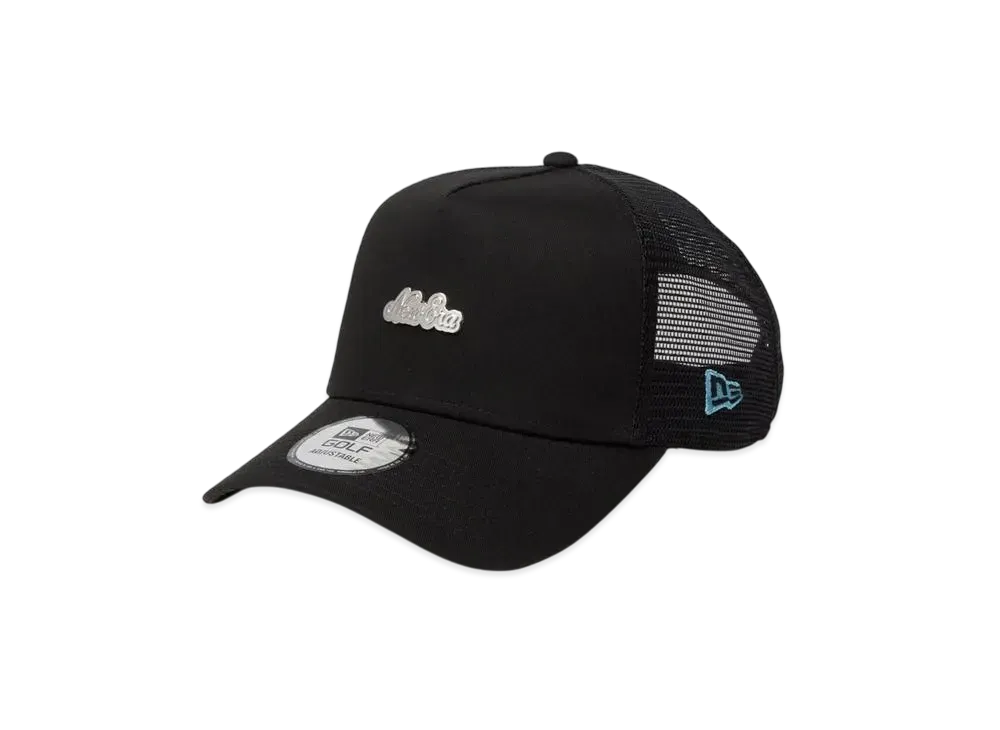 NEW ERA Golf 9Forty A-Frame Tracker Metal Logo "Black"