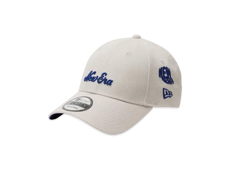 NEW ERA Golf 9Forty Archive Logo "Stone"