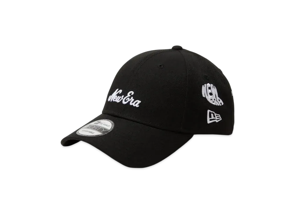 NEW ERA Golf 9Forty Archive Logo "Black"