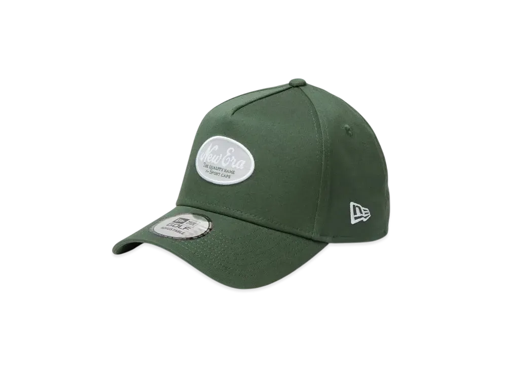 NEW ERA Golf 9Forty A-Frame Stretch Cotton Washable Oval Logo "Cilantro Green"