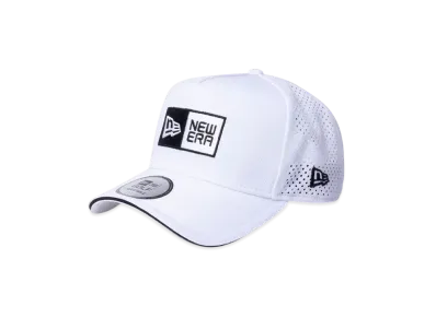 NEW ERA Golf 9Forty A-Frame Laser Perforated Box Logo "White"