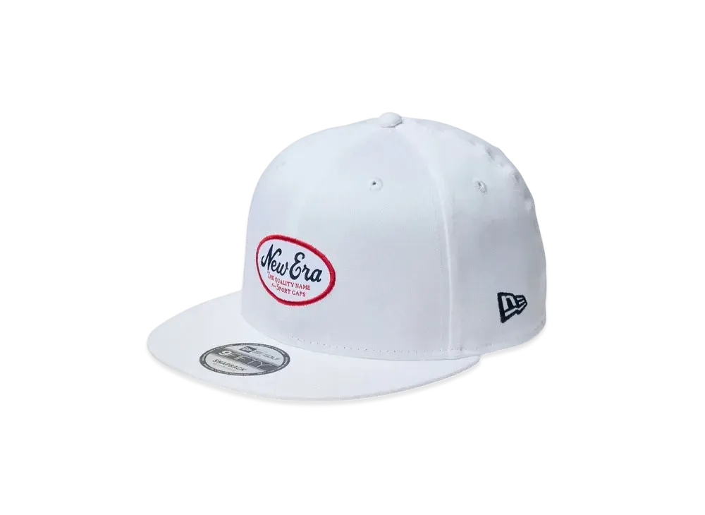 NEW ERA Golf 9Fifty Stretch Cotton Washable Oval Logo "White"