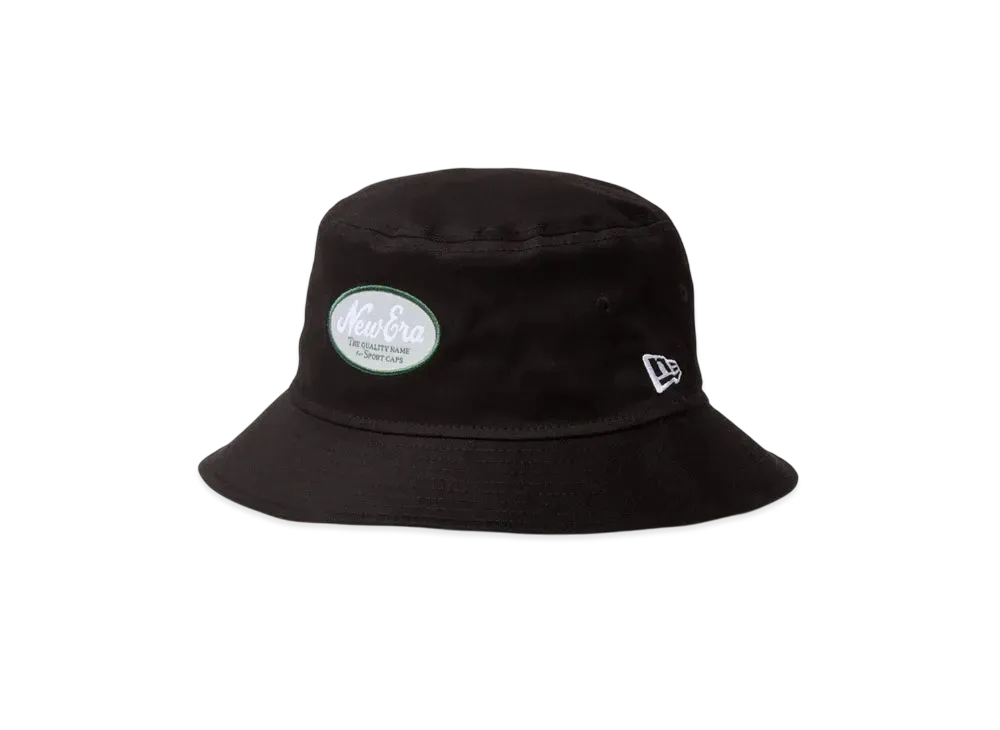 NEW ERA Golf Bucket 01 Stretch Cotton Washable Oval Logo "Black"