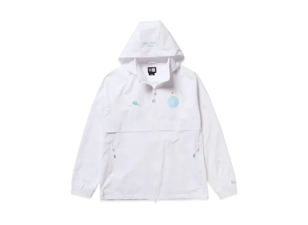 NEW ERA Golf Wind Jacket "White/Beach Kiss Blue"