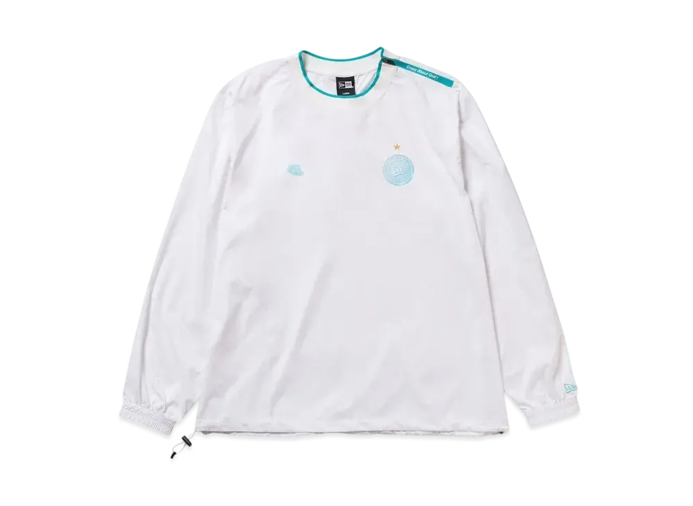 NEW ERA Golf Woven Pullover "White/Beach Kiss Blue"