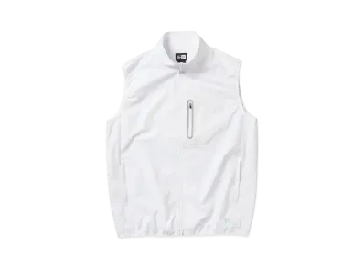 NEW ERA Golf Woven Nylon Full Zip Vest "White"