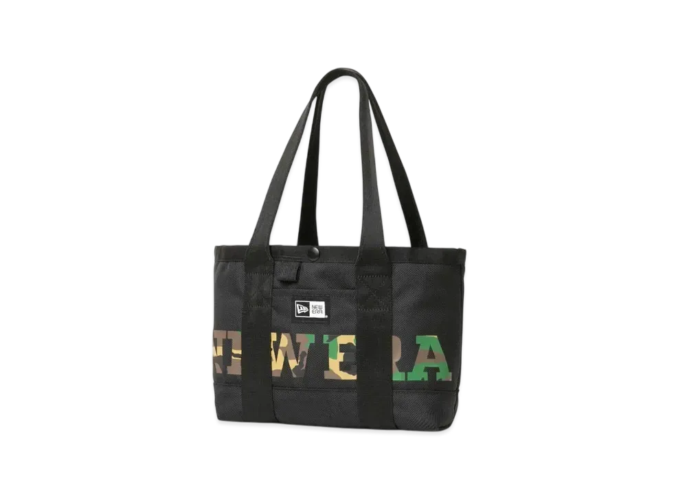NEW ERA Golf Tote Bag Mini 6L Wordmark Logo "Black/Woodland Camo"