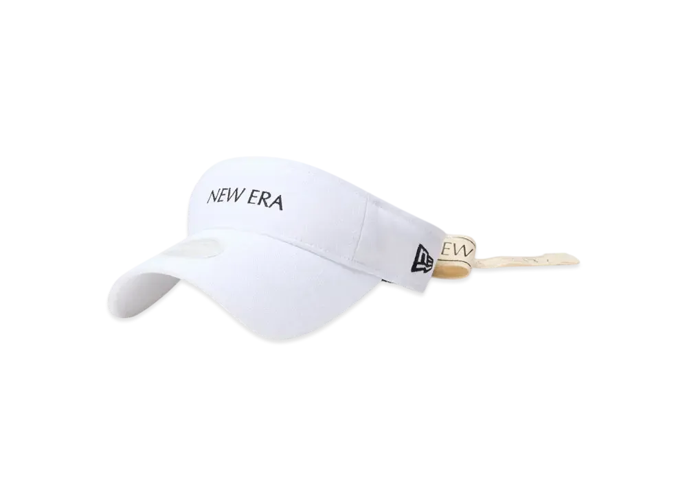 NEW ERA Golf Women's Sunvisor Long Visor Logo Tape "White"