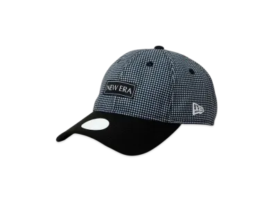 NEW ERA Golf Women's 9Twenty Long Visor Houndstooth "White/Black"