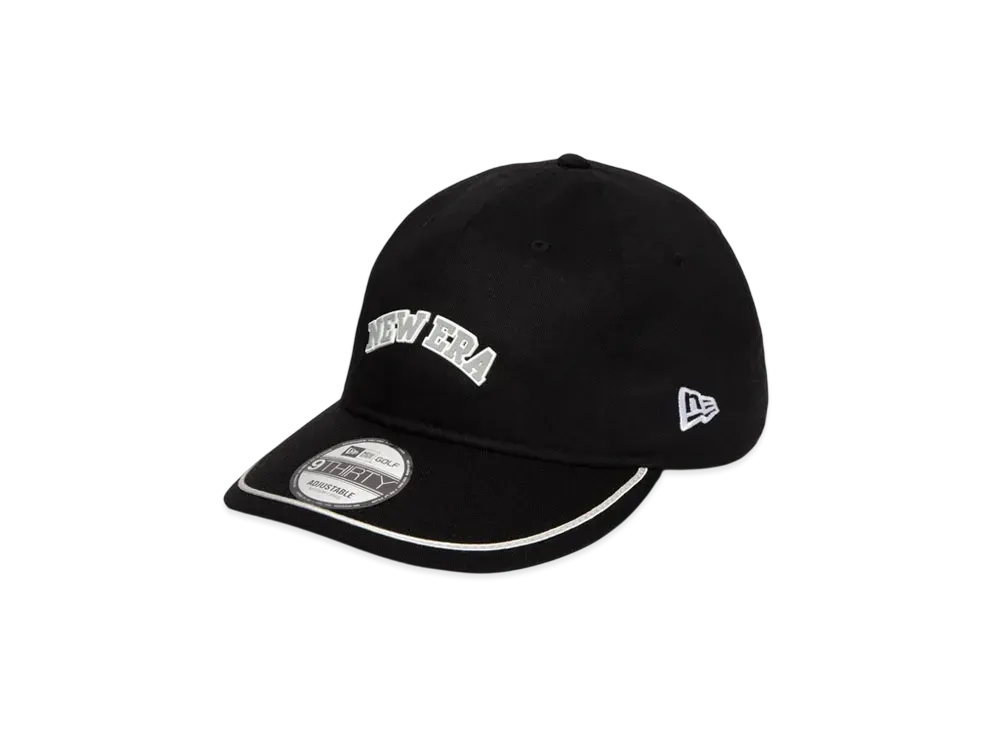 NEW ERA Golf Women's 9Thirty Piping Mini College Logo "Black"