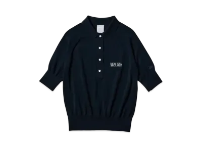NEW ERA Golf Women's Short Sleeve Knit Polo Shirt "Navy"
