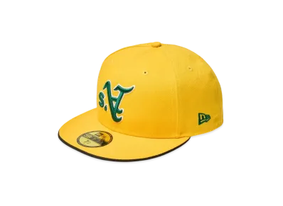 NEW ERA 59Fifty MLB Upside Down Oakland Athletics "A Gold"