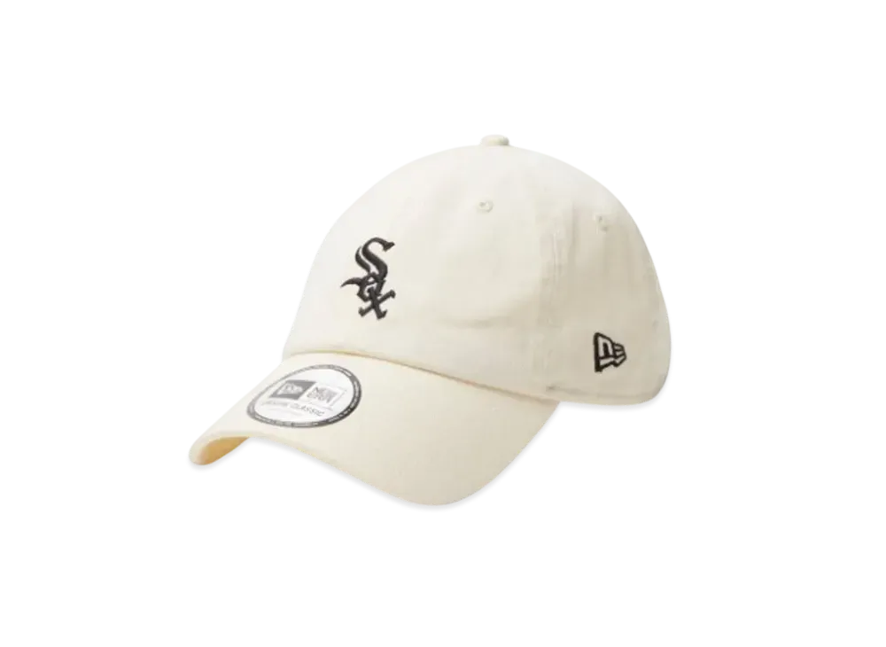 NEW ERA MLB Casual Classic Chicago White Sox Mid Logo "Chrome White"